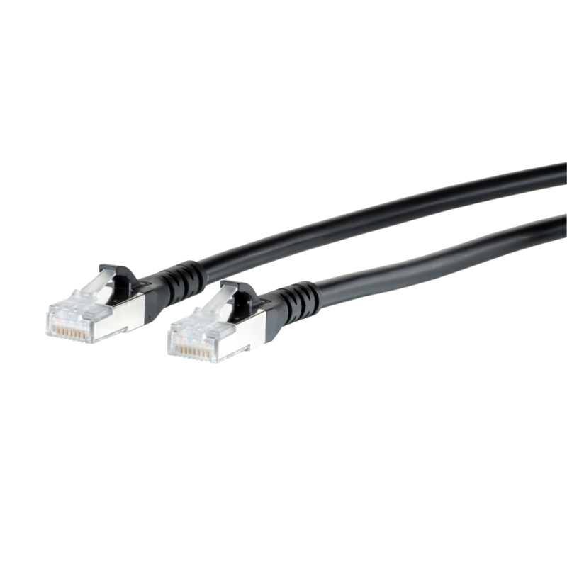 Metz Connect Netzwerkkabel, RJ-45 Stecker - RJ45-Stecker, CAT 6A, S/FTP, AWG 26, 5,00 m