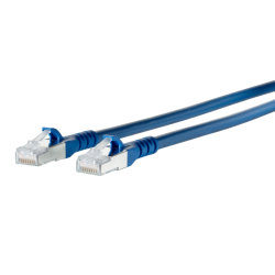 Metz Connect Netzwerkkabel, RJ-45 Stecker - RJ45-Stecker, CAT 6A, S/FTP, AWG 26, 2,00 m