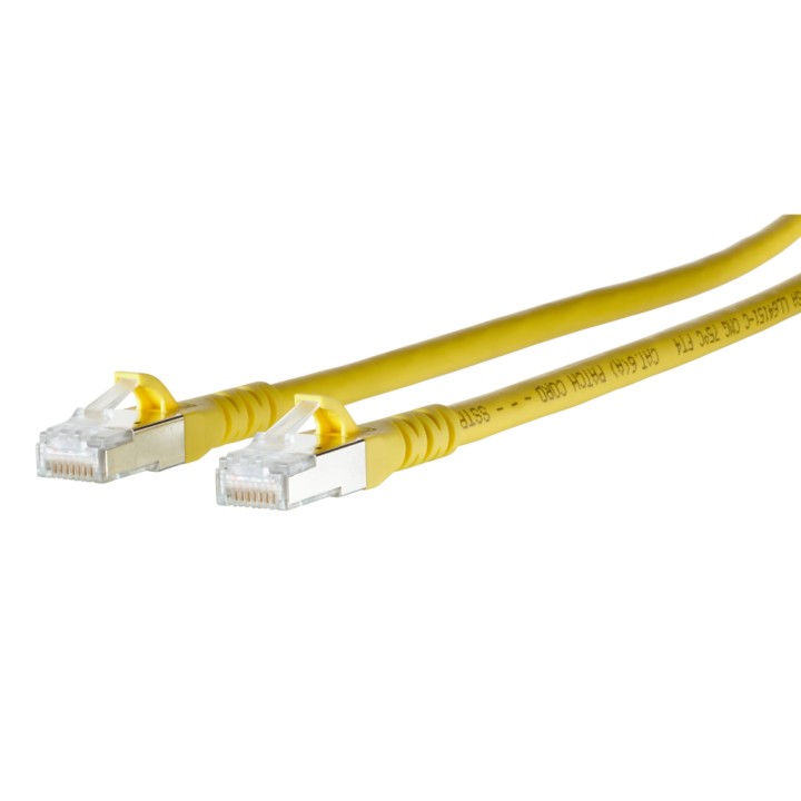 Metz Connect Netzwerkkabel, RJ-45 Stecker - RJ45-Stecker, CAT 6A, S/FTP, AWG 26, 0,50 m