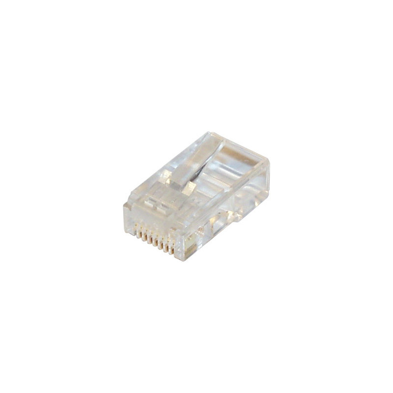 Western 8/8-Stecker (RJ45), CAT 6 , für Rundkabel
