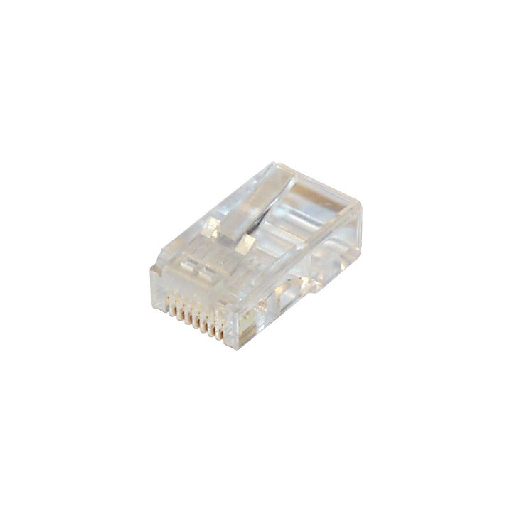 Western 8/8-Stecker (RJ45), CAT 6 , für Rundkabel