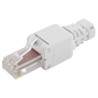 RJ45-Stecker, werkzeuglos, Cat 6 UTP, 5 Stück