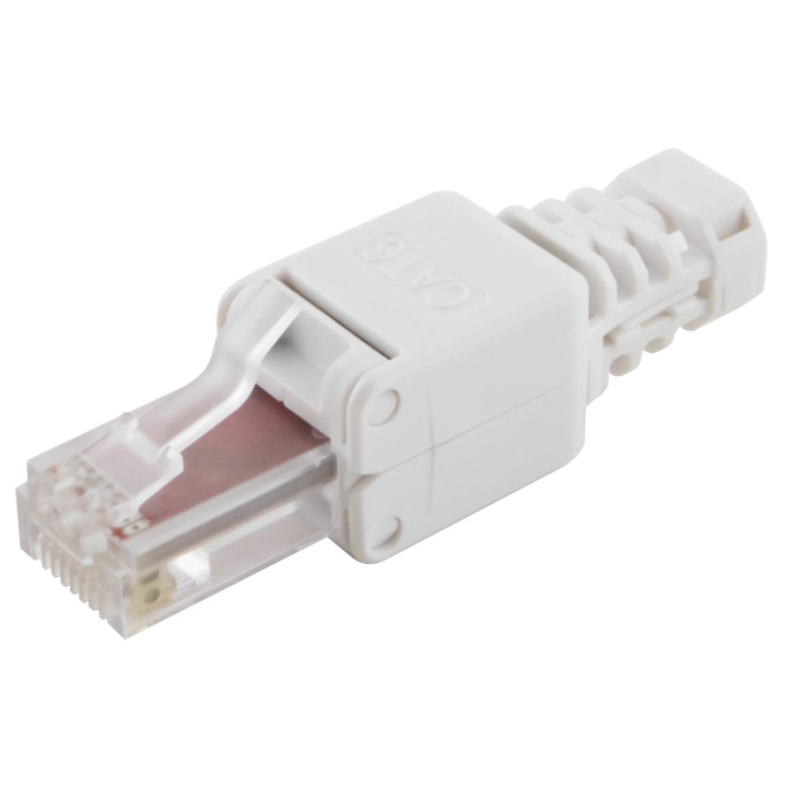 RJ45-Stecker, werkzeuglos, Cat 6 UTP, 10 Stück