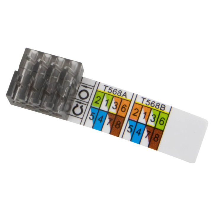 RJ45-Stecker UTP HQ, werkzeuglos, CAT 6A UTP, 2 Stück
