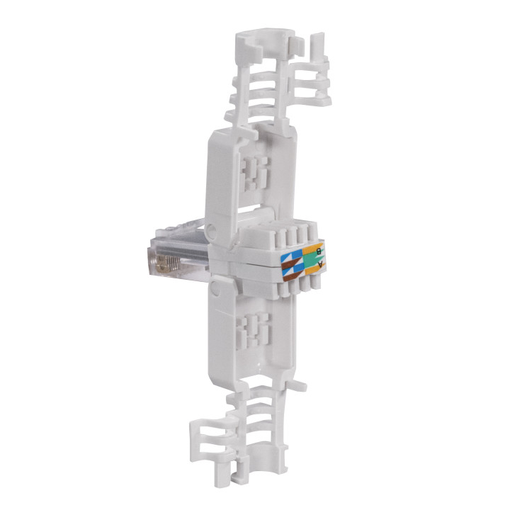 RJ45-Stecker für kabellose Montage, CAT 6A für UTP Kabel