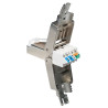 RJ45-Stecker für kabellose Montage,CAT 6A für STP Kabel, Vollmetall