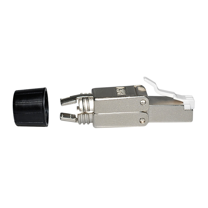 RJ45-Stecker für kabellose Montage,CAT 6A für STP Kabel, Vollmetall