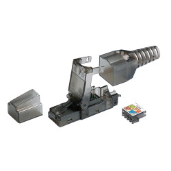 RJ45-Stecker für kabellose Montage, CAT 6A