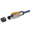 RJ45-Stecker für werkzeuglose Montage, CAT 8.1, Unterstützt 25G BASE-T und 40G BASE-T