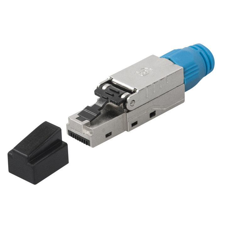 RJ45-Stecker für werkzeuglose Montage, CAT 8.1, Unterstützt 25G BASE-T und 40G BASE-T