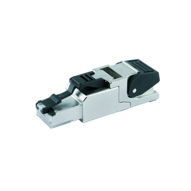 Telegärtner MFP8 RJ45-Stecker, feldkonfektionierbar J00026A2000, gerader Stecker