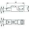 Telegärtner MFP8 RJ45-Stecker, feldkonfektionierbar J00026A2000, gerader Stecker