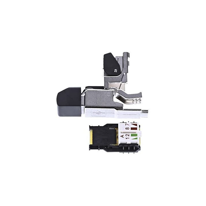 Telegärtner MFP8 RJ45-Stecker, feldkonfektionierbar J00026A2000, gerader Stecker