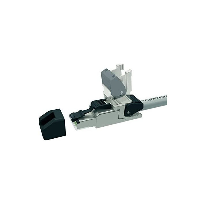 Telegärtner MFP8 RJ45-Stecker, feldkonfektionierbar J00026A2000, gerader Stecker