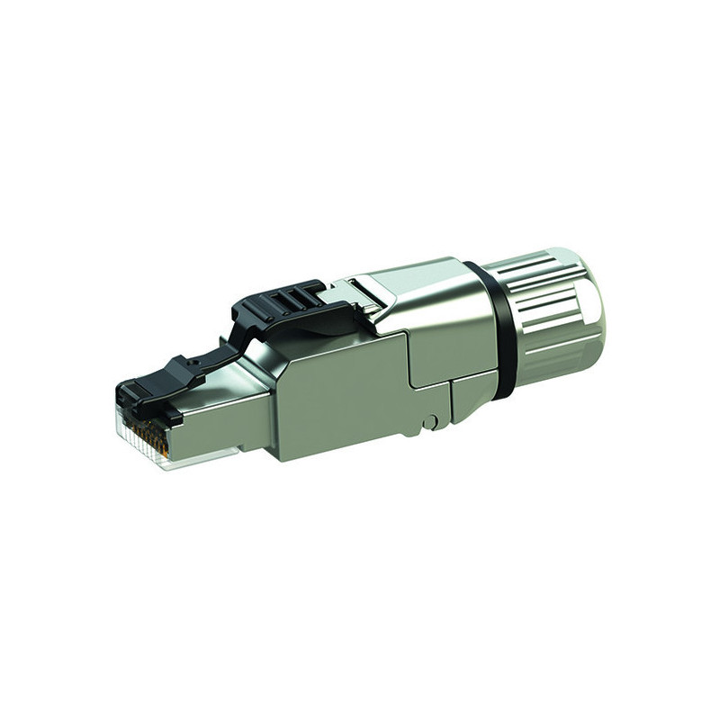 Telegärtner MFP8 RJ45-Stecker, feldkonfektionierbar J00026A5000, gerader Stecker