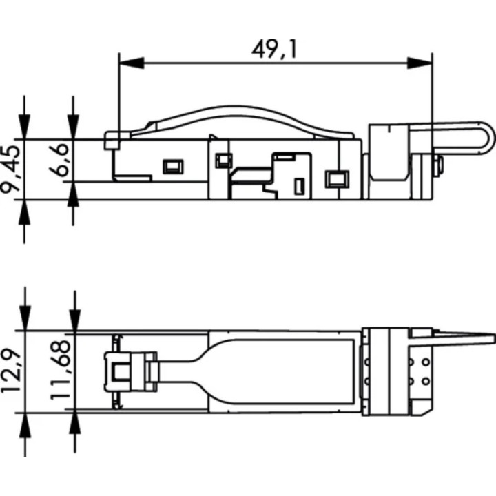 Telegärtner STX RJ45-Stecker 100007453  Stecker, gerade Pole: 8P8C