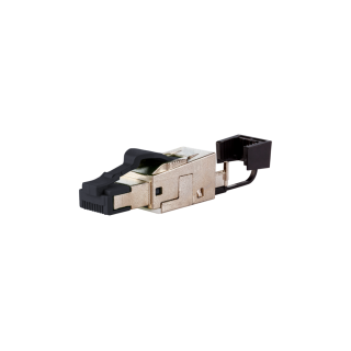 Metz RJ45-Stecker, feldkonfektionierbar 130E405032-E, gerader Stecker