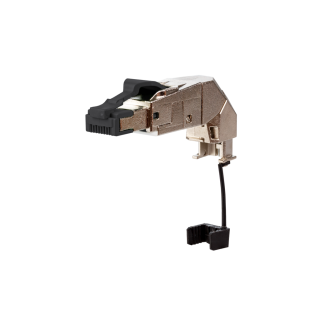 Metz RJ45-Stecker, feldkonfektionierbar 130E405042-E Stecker, 360° Kabelzuführung