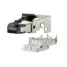 Metz RJ45-Stecker, feldkonfektionierbar 130E405042-E Stecker, 360° Kabelzuführung