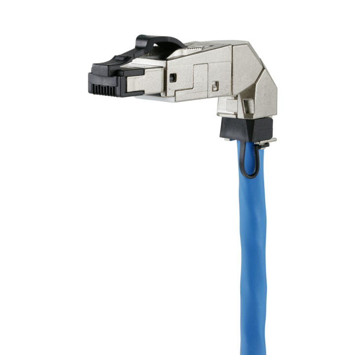 Metz RJ45-Stecker, feldkonfektionierbar 130E405042-E Stecker, 360° Kabelzuführung