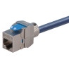 Keystone CAT.8.1 STP Buchse, werkzeuglose Montage, bis 2000 MHz, unterstützt 25G BASE-T und 40G BASE-T