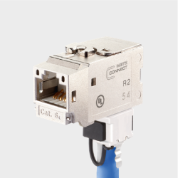 Metz 130B22-E Modul Cat.6A K 270° Buchse Keystone