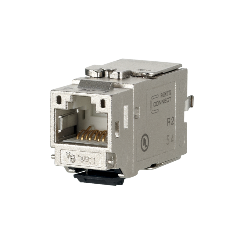 Metz 130B21-E Modul Cat.6A K 180° Buchse Keystone