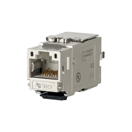 Metz 130B21-E Modul Cat.6A K 180° Buchse Keystone