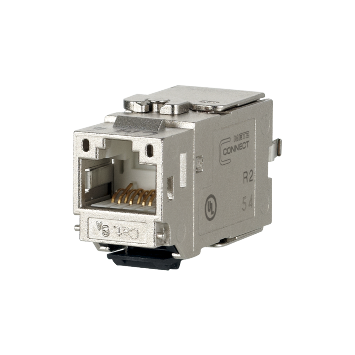 Metz 130B21-E Modul Cat.6A K 180° Buchse Keystone