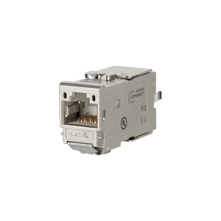 Metz 130B11-E Modul Cat.6A 180° Buchse Anschlusseinheit RJ45 modular
