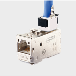 Metz 130B13-E Modul Cat.6A 90° Buchse Anschlusseinheit RJ45