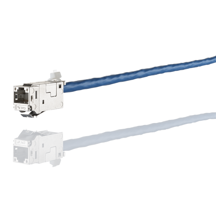 Metz 130910KI E-DAT Modul Cat.6A K, Jack Keystone