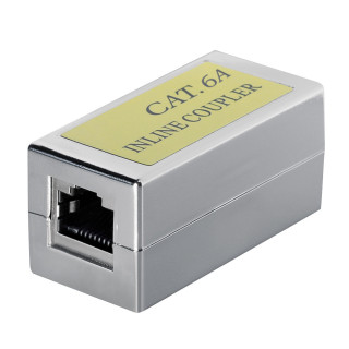 RJ45 Verbinder CAT 6A, Inline Koppler, voll geschirmt