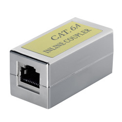 RJ45 Verbinder CAT 6A, Inline Koppler, voll geschirmt