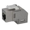 RJ45 Verbinder, Inline Koppler Cat 6A, STP, 90° Winkel