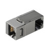 Kopie von RJ45 Verbinder, Inline Koppler Cat 6A, STP, 90° Winkel