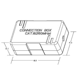 LSA-Verbindungsmodul für Netzwerkkabel 250 MHz, Cat 6