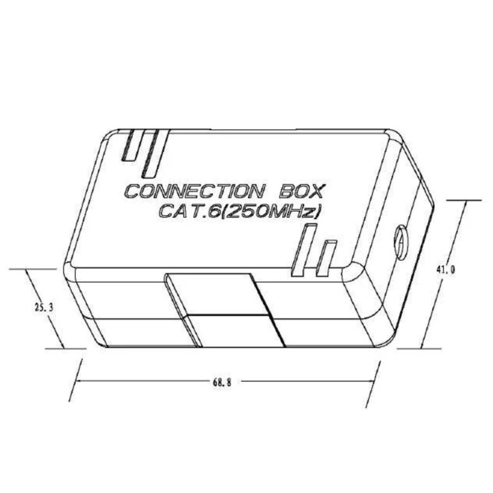 LSA-Verbindungsmodul für Netzwerkkabel 250 MHz, Cat 6