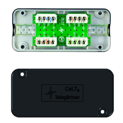 Telegärtner 100023273 Cat.7A, Kabelverbinder für Verbindung von Datenkabeln