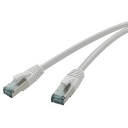RED Patchkabel 10GBit, RJ-45 Stecker - RJ45-Stecker, CAT 6A, S/FTP, AWG 27/7, 1,0 m