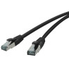 RED Patchkabel 10GBit, RJ-45 Stecker - RJ45-Stecker, CAT 6A, S/FTP, AWG 27/7, 3,0 m