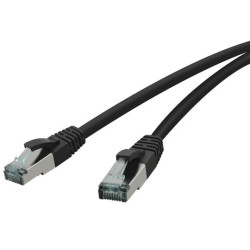 RED Patchkabel 10GBit, RJ-45 Stecker - RJ45-Stecker, CAT 6A, S/FTP, AWG 27/7, 0,50 m