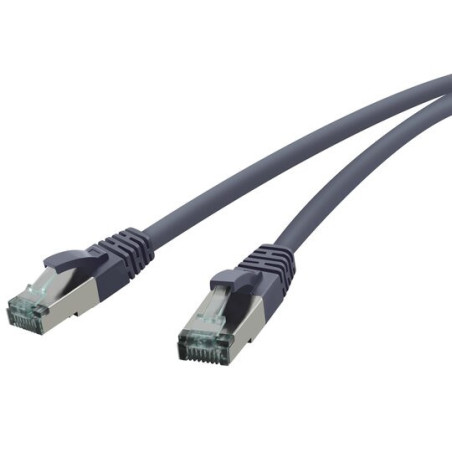 RED Patchkabel 10GBit, RJ-45 Stecker - RJ45-Stecker, CAT 6A, S/FTP, AWG 27/7, 1,50 m