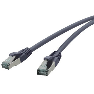 RED Patchkabel 10GBit, RJ-45 Stecker - RJ45-Stecker, CAT 6A, S/FTP, AWG 27/7, 0,25 m