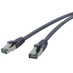 RED Patchkabel 10GBit, RJ-45 Stecker - RJ45-Stecker, CAT 6A, S/FTP, AWG 27/7, 0,25 m