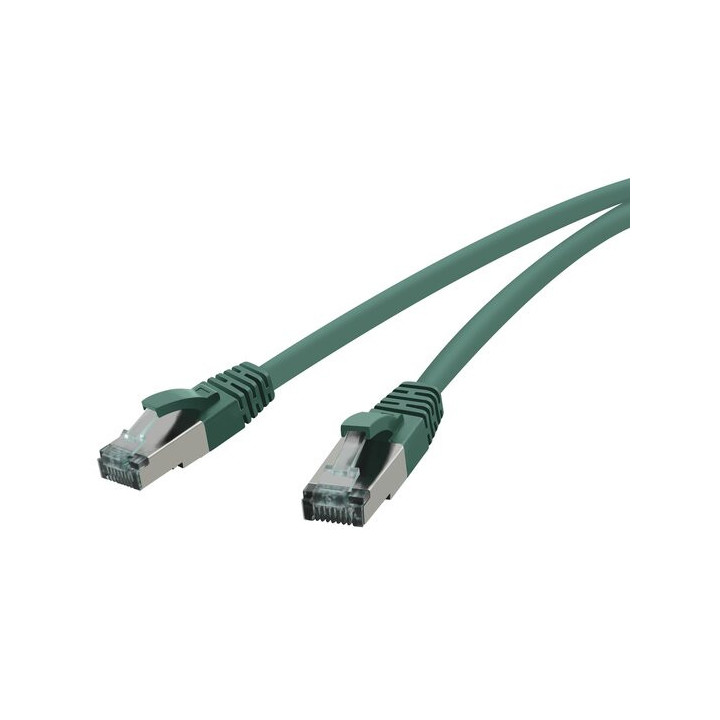 RED Patchkabel 10GBit, RJ-45 Stecker - RJ45-Stecker, CAT 6A, S/FTP, AWG 27/7, 15,0 m