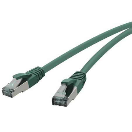 RED Patchkabel 10GBit, RJ-45 Stecker - RJ45-Stecker, CAT 6A, S/FTP, AWG 27/7, 10,0 m