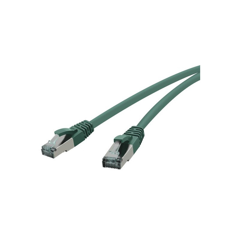 RED Patchkabel 10GBit, RJ-45 Stecker - RJ45-Stecker, CAT 6A, S/FTP, AWG 27/7, 7,5 m