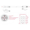 RED Patchkabel 10GBit, RJ-45 Stecker - RJ45-Stecker, CAT 6A, S/FTP, AWG 27/7, 2,0 m