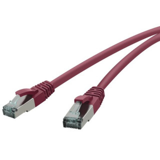 RED Patchkabel 10GBit, RJ-45 Stecker - RJ45-Stecker, CAT 6A, S/FTP, AWG 27/7, 25,0 m
